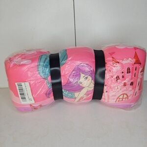 Swim Vest Pink Mermaid and Castle Themed